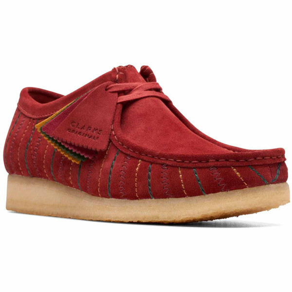 Clarks Originals Wallabee Burgundy Stitch Stripe 26174512