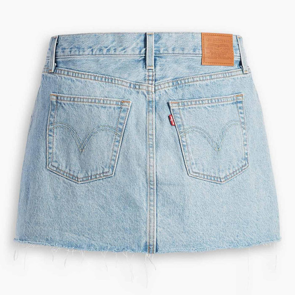 Levi's Icon Denim Skirt in Fresh As A Daisy Denim A46940015