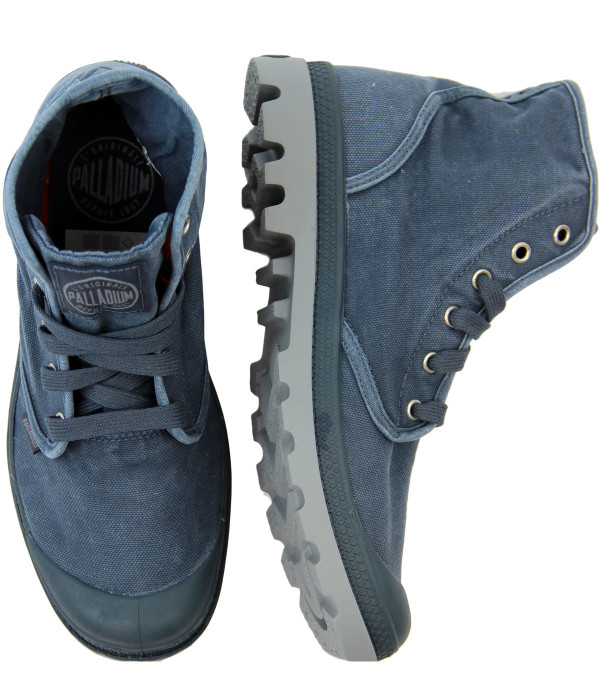 palladium pampa hi retro canvas hi top boots slate palladium pampa hi retro canvas hi top boots slate