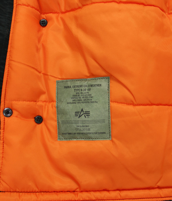 ALPHA INDUSTRIES RETRO MOD VINTAGE N3B PARKA ALPHA INDUSTRIES RETRO MOD VINTAGE N3B PARKA