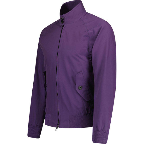 baracuta mens original made in england g9 mod zip harrington jacket plum
