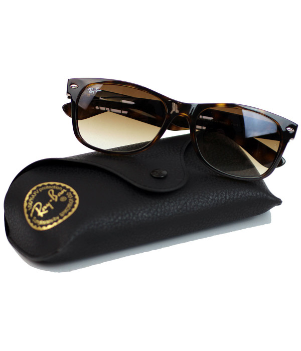 Ray-Ban New Wayfarer Retro Mod Sunglasses Havana