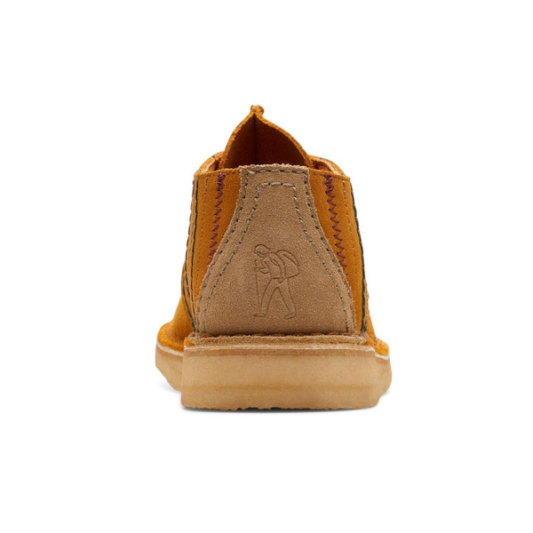 Clarks Originals Desert Trek Retro Stripe Stitch Shoes in Dark Ochre Suede 26174507 Clarks Originals Desert Trek Retro Stripe Stitch Shoes in Dark Ochre Suede 26174507