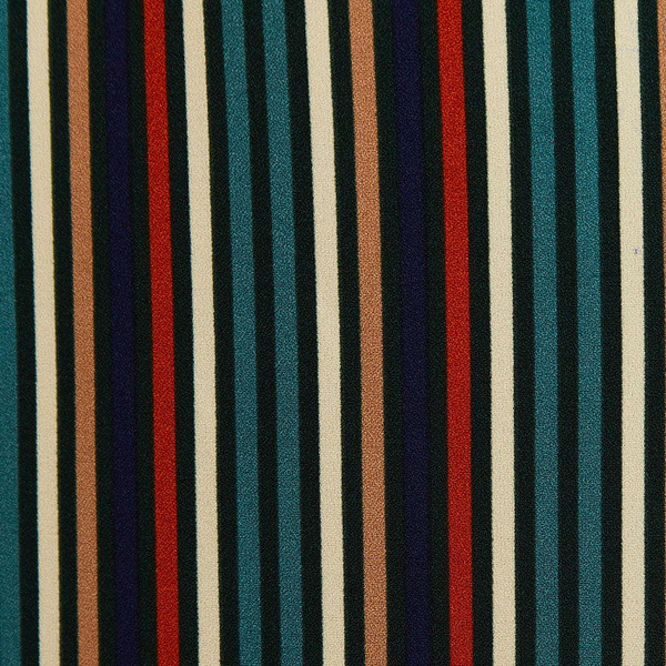 Louche London Darcy Winter Stripe Vintage Jumpsuit in Brown and Green