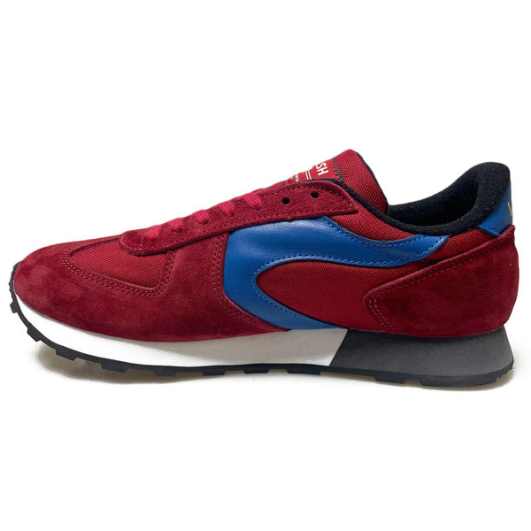 Walsh New Glory Made in England Men's Trainers in Burgundy/Blue NGL11031