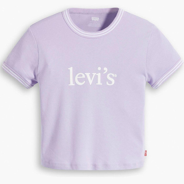 Levi's Graphic Retro Mini Tee in Lilac A35230035
