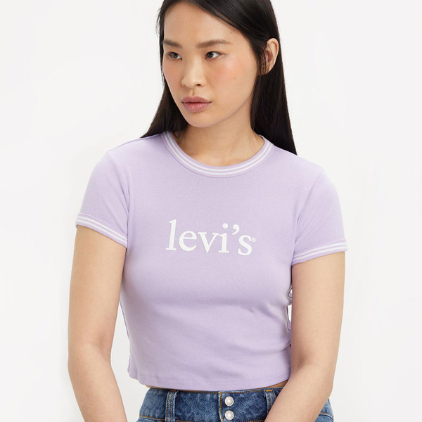 Levi's Graphic Women's Retro Mini Tee in Lilac A35230035