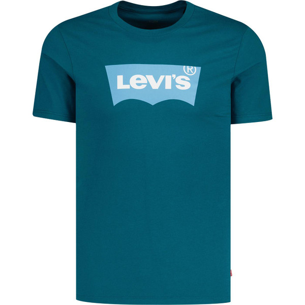 Levi's Batwing Retro Graphic Crew Neck T-shirt in Ocean Blue 224911332