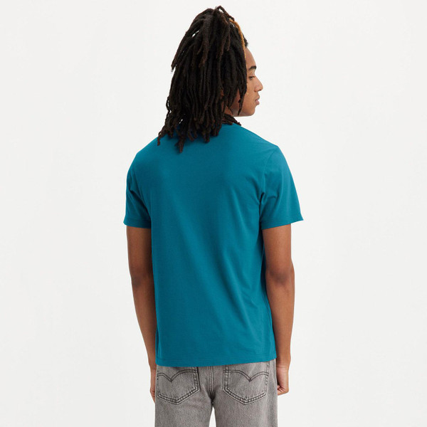 Levi's Batwing Graphic Crew Neck T-shirt in Ocean Blue 224911332