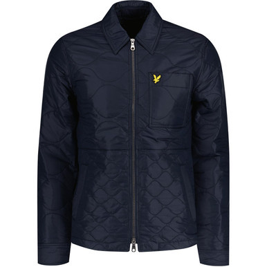 Lyle & Scott Men's Retro Quilted Zip Overshirt DN