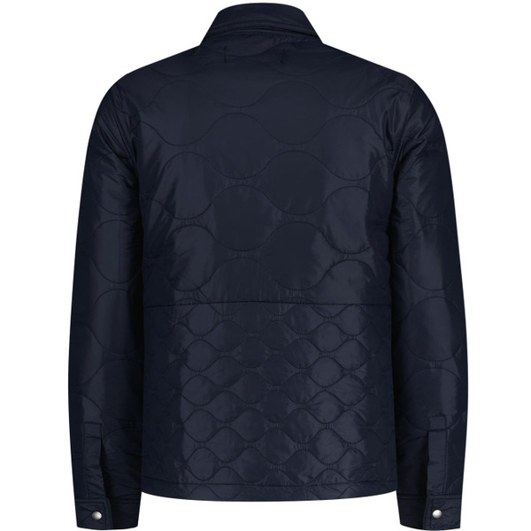 lyle and scott men quilted lightweight zip jacket navy