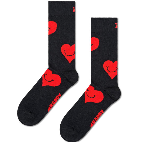 Happy Socks I Heart U Valentines Day Gift Set in Black and red