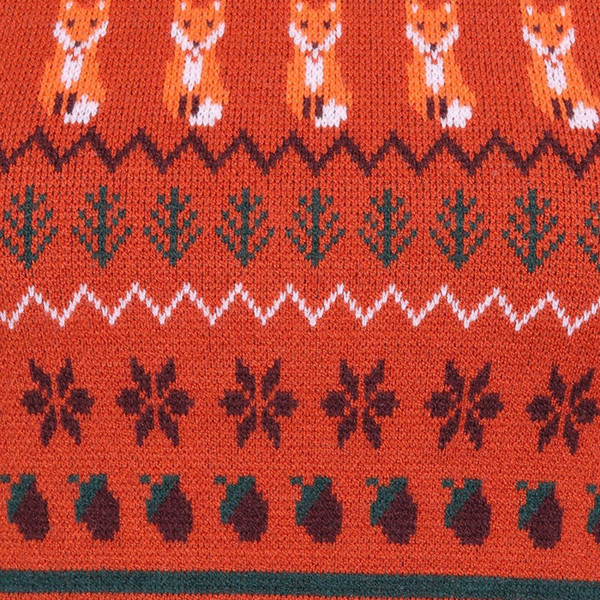 Hell Bunny Retro Vixey Foxy Fair Isle Autumn Retro Jumper