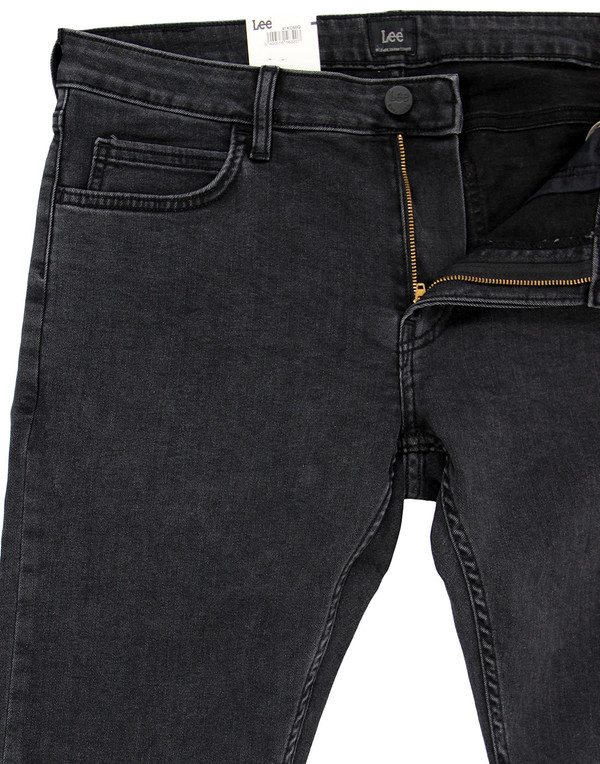 lee malone retro skinny tailor black denim jeans