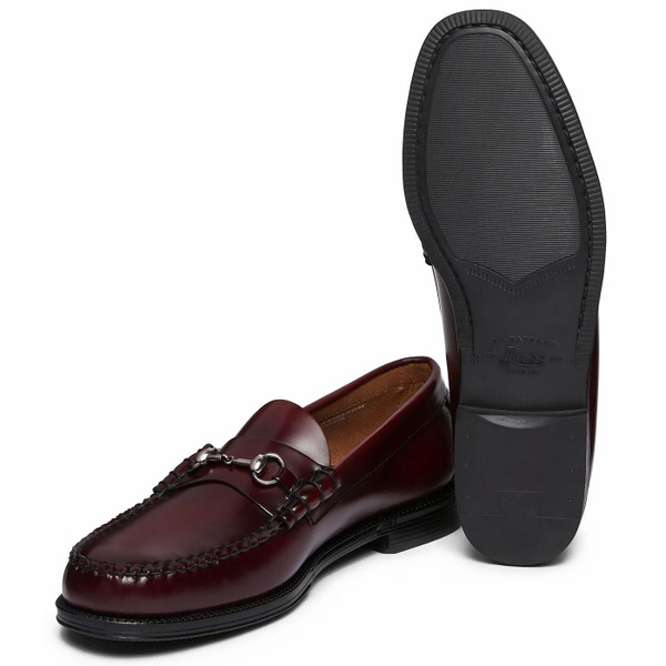 Bass Weejuns Lincoln Easy Weejuns Mod Loafer Shoes in Wine BA11775D 0NN