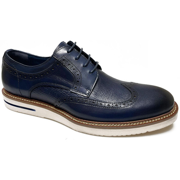 Paolo Vandini Megmillar Mod Casual Brogues in Navy