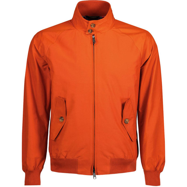Baracuta G9 Made in England 60s Mod Harrington Jacket in Dark Orange