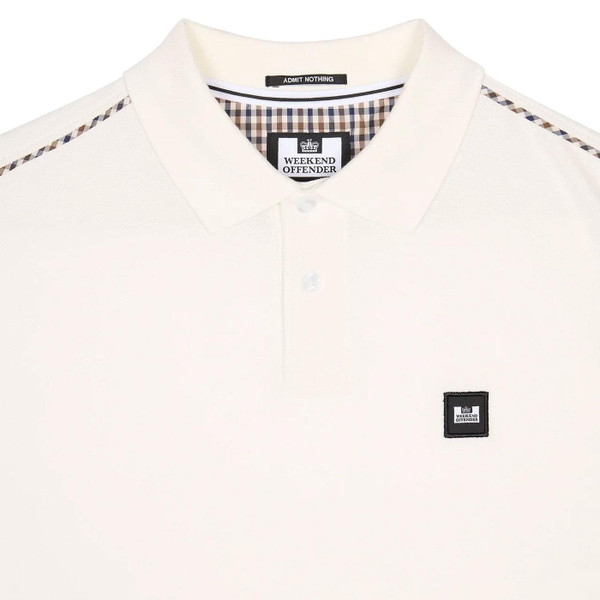 Weekend Offender Sakai Men's Polo Shirt in Winter White