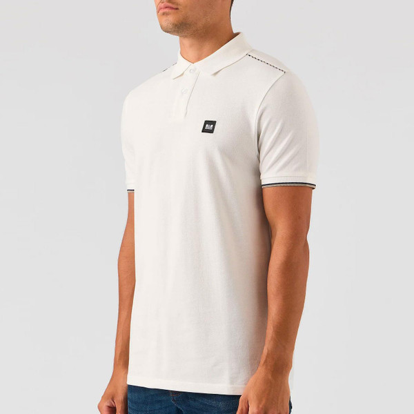 Weekend Offender Sakai Men's Polo Shirt in Winter White