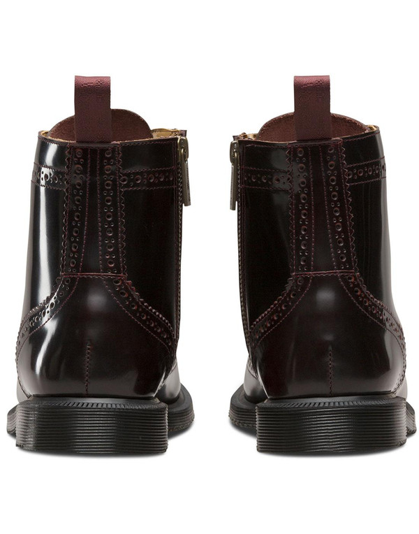 dr martens delphine brogue ankle boots cherry red dr martens delphine brogue ankle boots cherry red