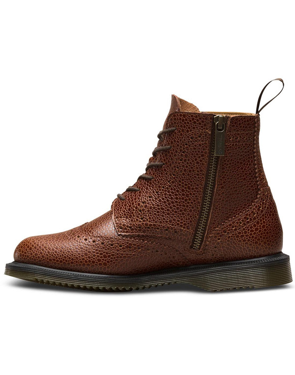 dr martens delphine brogue ankle boots chestnut dr martens delphine brogue ankle boots chestnut