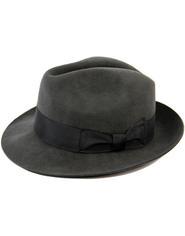 failsworth chester 60s mod wool felt trilby grey