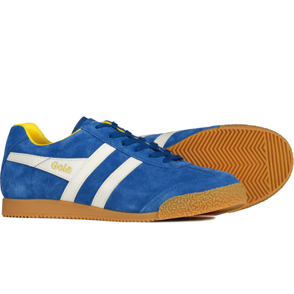 gola mens harrier suede trainers marine blue gola mens harrier suede trainers marine blue