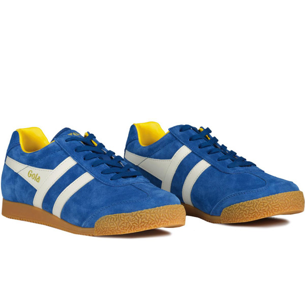 gola mens harrier suede trainers marine blue gola mens harrier suede trainers marine blue