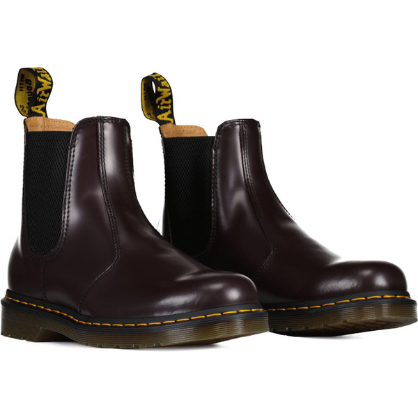 dr martens mens smooth leather chelsea boots burgundy