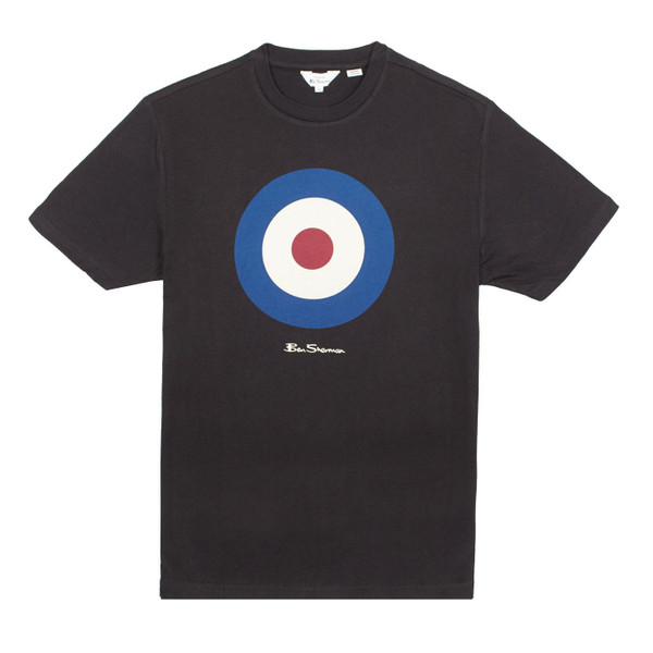 ben sherman mod target tee black
