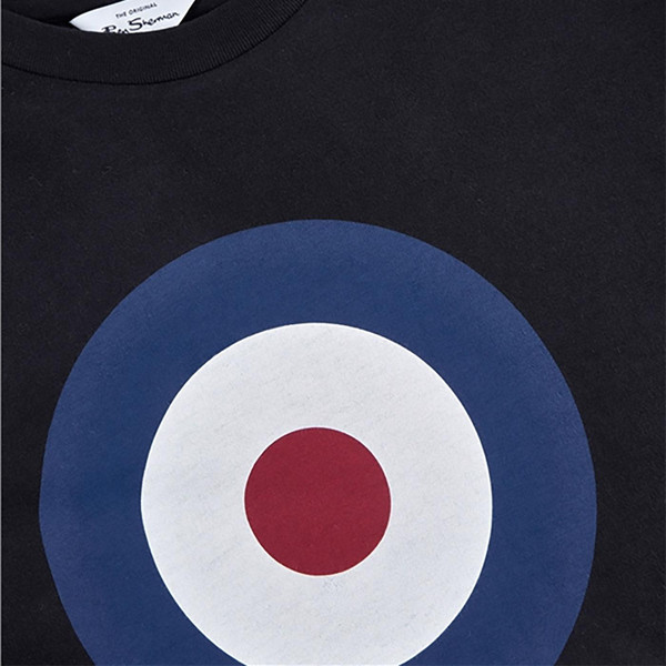 ben sherman mod target tee black