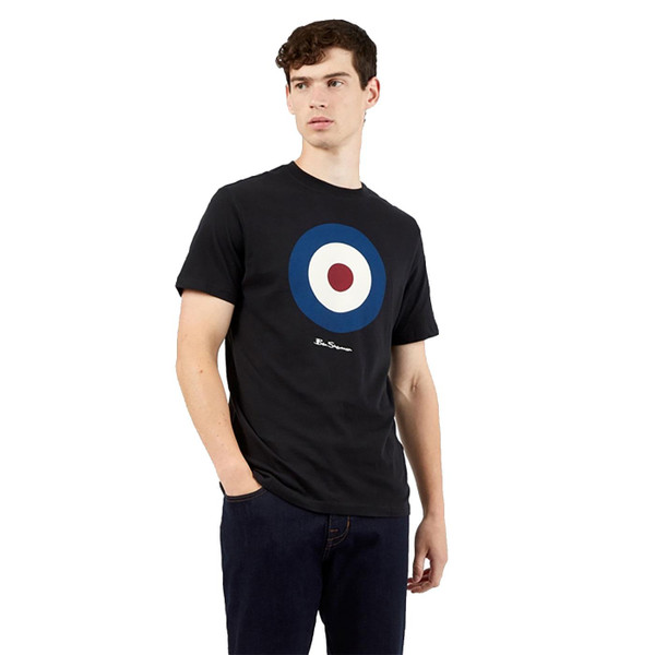 ben sherman mod target tee black