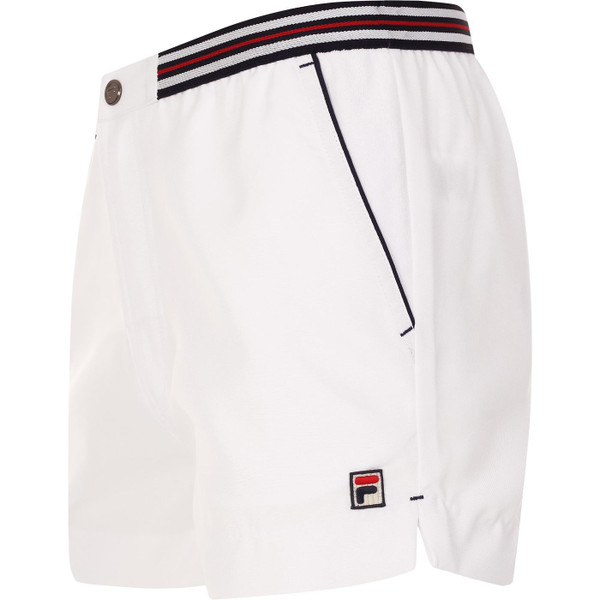 fila vintage mens hightide swim shorts white peacoat