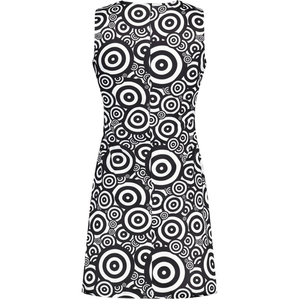 madcap england womens daytripper retro 60s oz targets shift mini dress black white