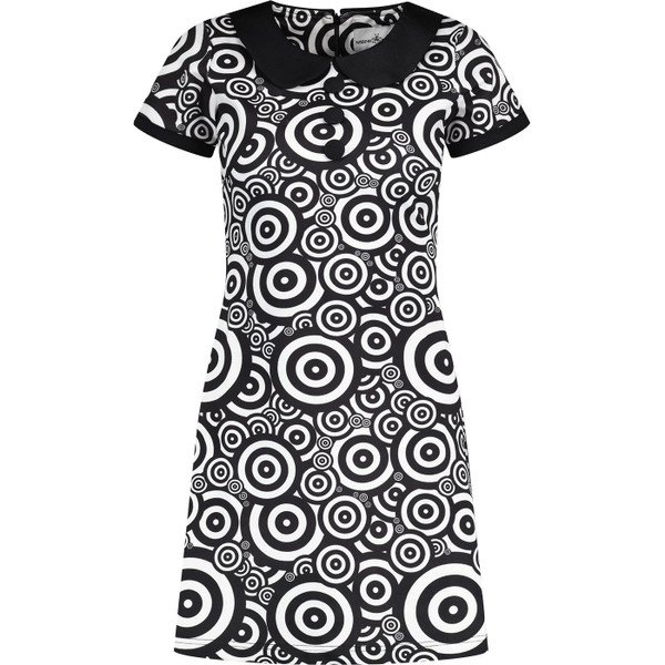 madcap england womens dollierocker retro oz target mini dress black white