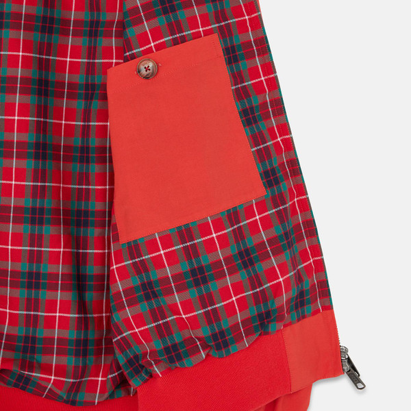 Baracuta G9 Jacket Made in England Men's Retro Harrington in Fiery Red BRCPS0001 5352