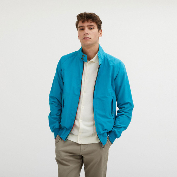 Baracuta G9 Jacket Made in England Men's Harrington in Turquoise BRCPS0001 304