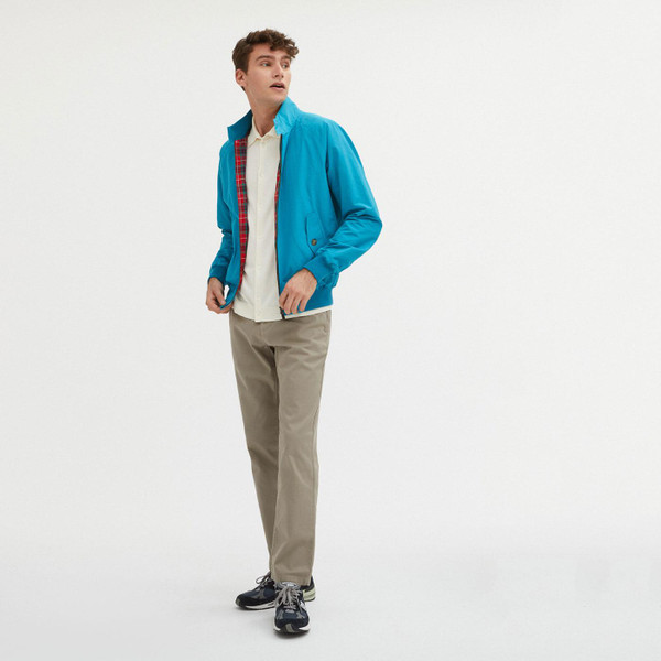 Baracuta G9 Jacket Made in England 60s Mod Harrington in Turquoise BRCPS0001 304