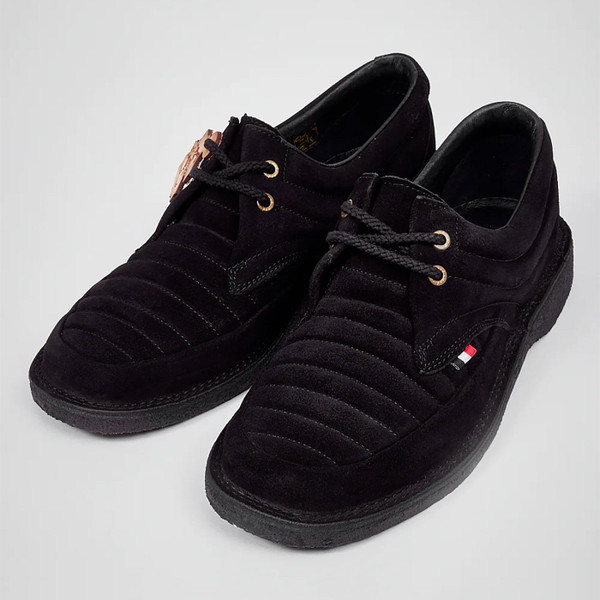 Pod Original Jagger Retro 80s Casuals Shoes in Black Suede POC23509BB01PGZZ