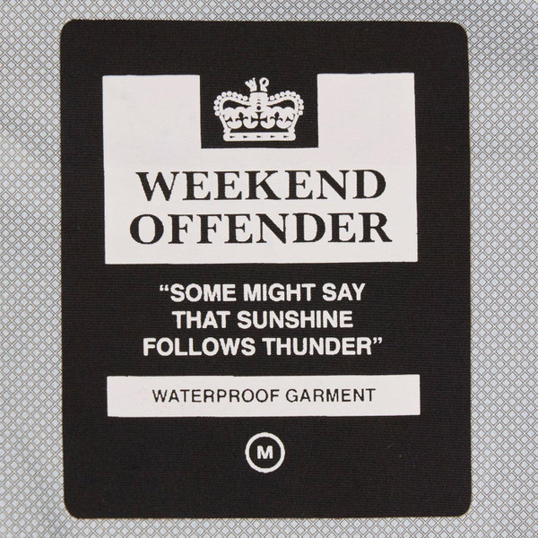 Weekend Offender Inglewood Avenue Waterproof Anorak Jacket in Black