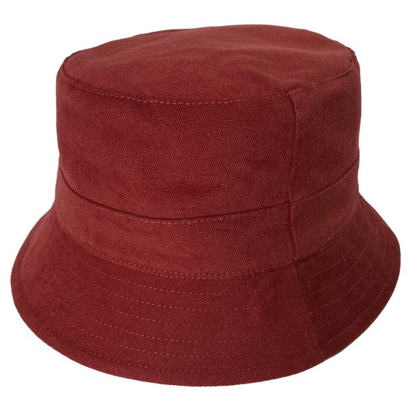 Failsworth Floral Retro 90s Reversible Bucket Hat in Brick