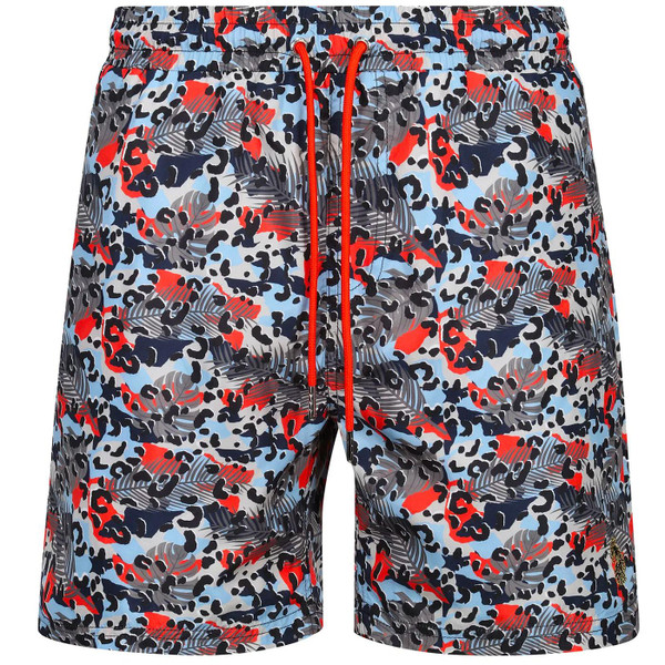 Luke Sport Nevada Retro Swim Shorts in Sky Camo M721050