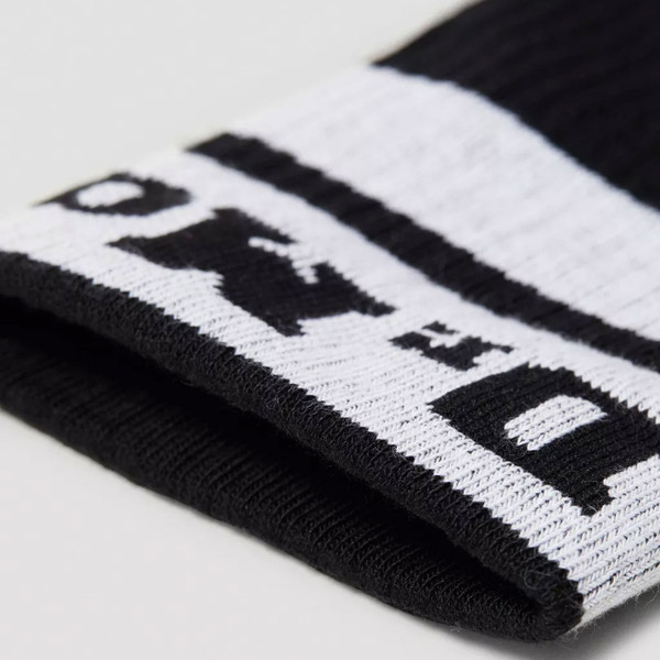 Top of Dr Martens Womens athletic Logo socks in black/White