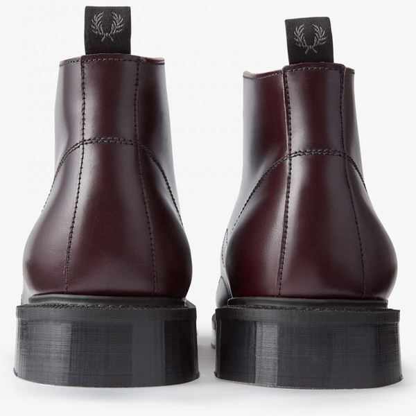 fred perry george cox leather monkey boots oxblood