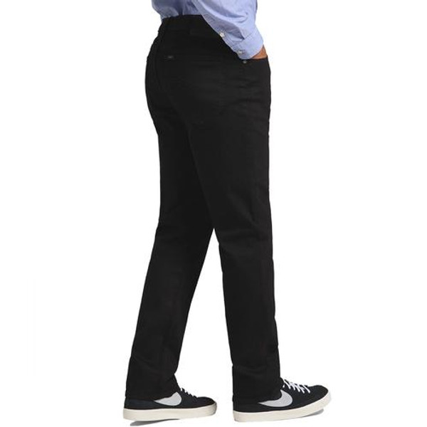 lee jeans west relaxed fit straight leg jeans clean black lee jeans west relaxed fit straight leg jeans clean black