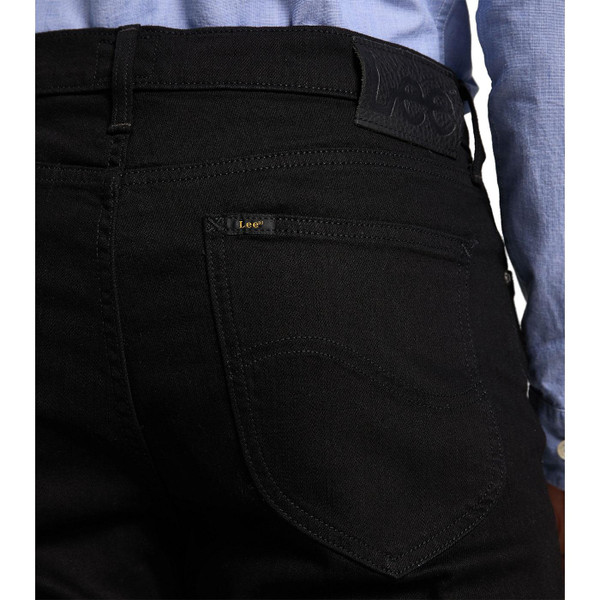 lee jeans west relaxed fit straight leg jeans clean black lee jeans west relaxed fit straight leg jeans clean black