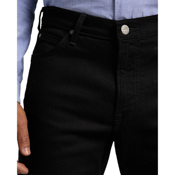 lee jeans west relaxed fit straight leg jeans clean black lee jeans west relaxed fit straight leg jeans clean black