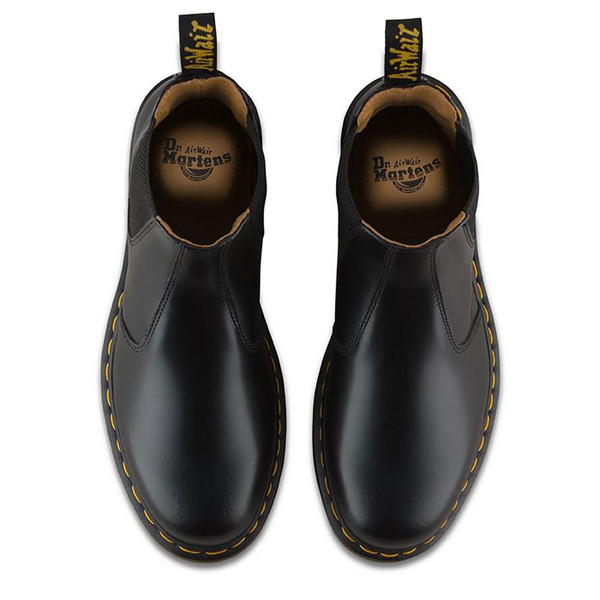 Dr Martens 2976 YS smith leather Chelsea boots black