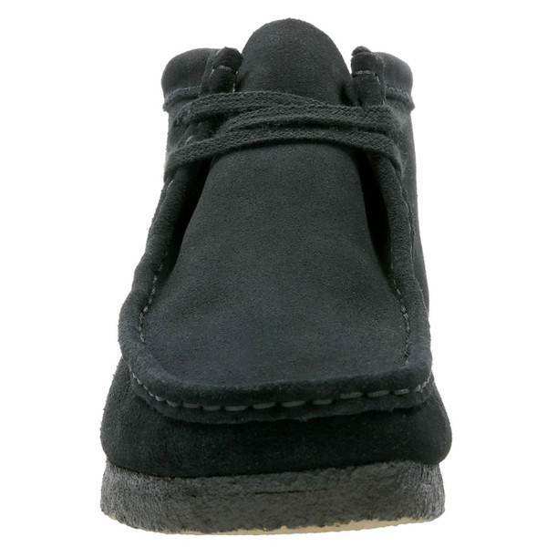 clarks originals womens wallabee suede boots black