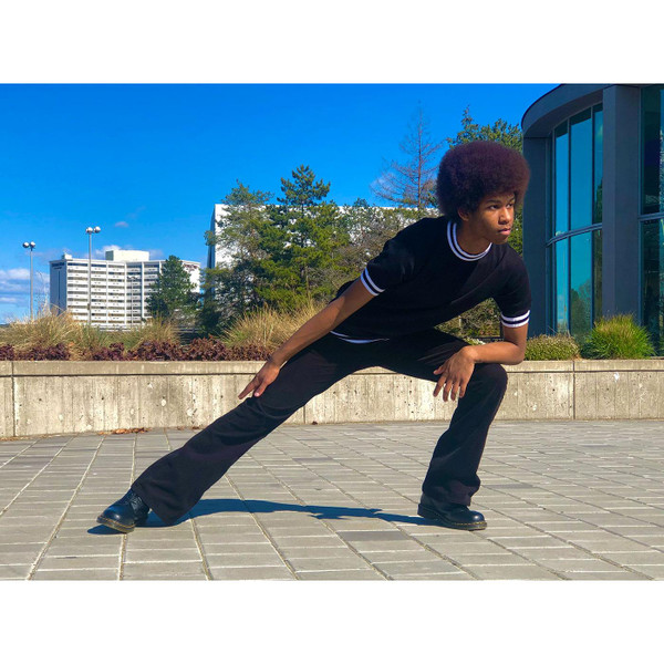 Madcap England Retro 60s 70s Killer Cord Flares in Black